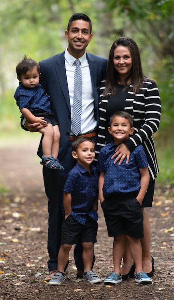 Matthew and Amy Piersanti and family