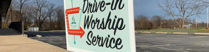 drive-in worship service at Spencerville Seventh-day Adventist Church in silver spring, MD