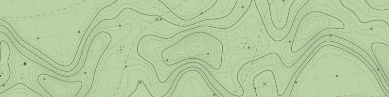topographical map in light green for the MacGuyver Your Life sermon by Pastor Chad Stuart