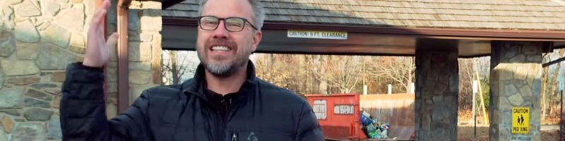 pastor chad makes an appeal outside the spencerville seventh-day adventist church in silver spring, Maryland